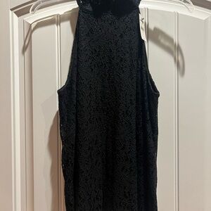 Express Black Lace top new with tag size medium